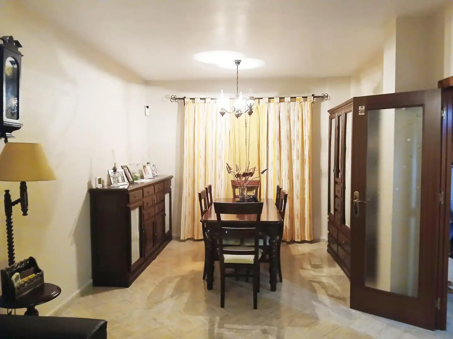 Esszimmer von Einfamilien-Reihenhaus zum Verkauf in Aljaraque mit Klimaanlage, Terrasse und Abstellraum