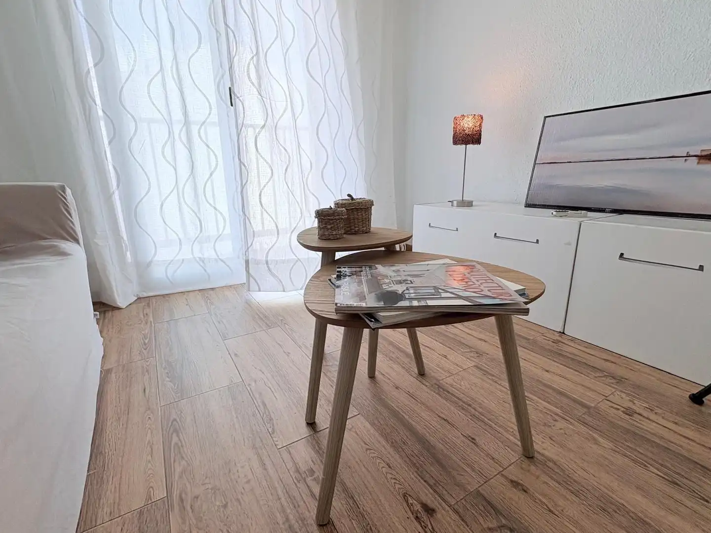 Wohnzimmer von Wohnung zum Verkauf in Valencia mit Balkon