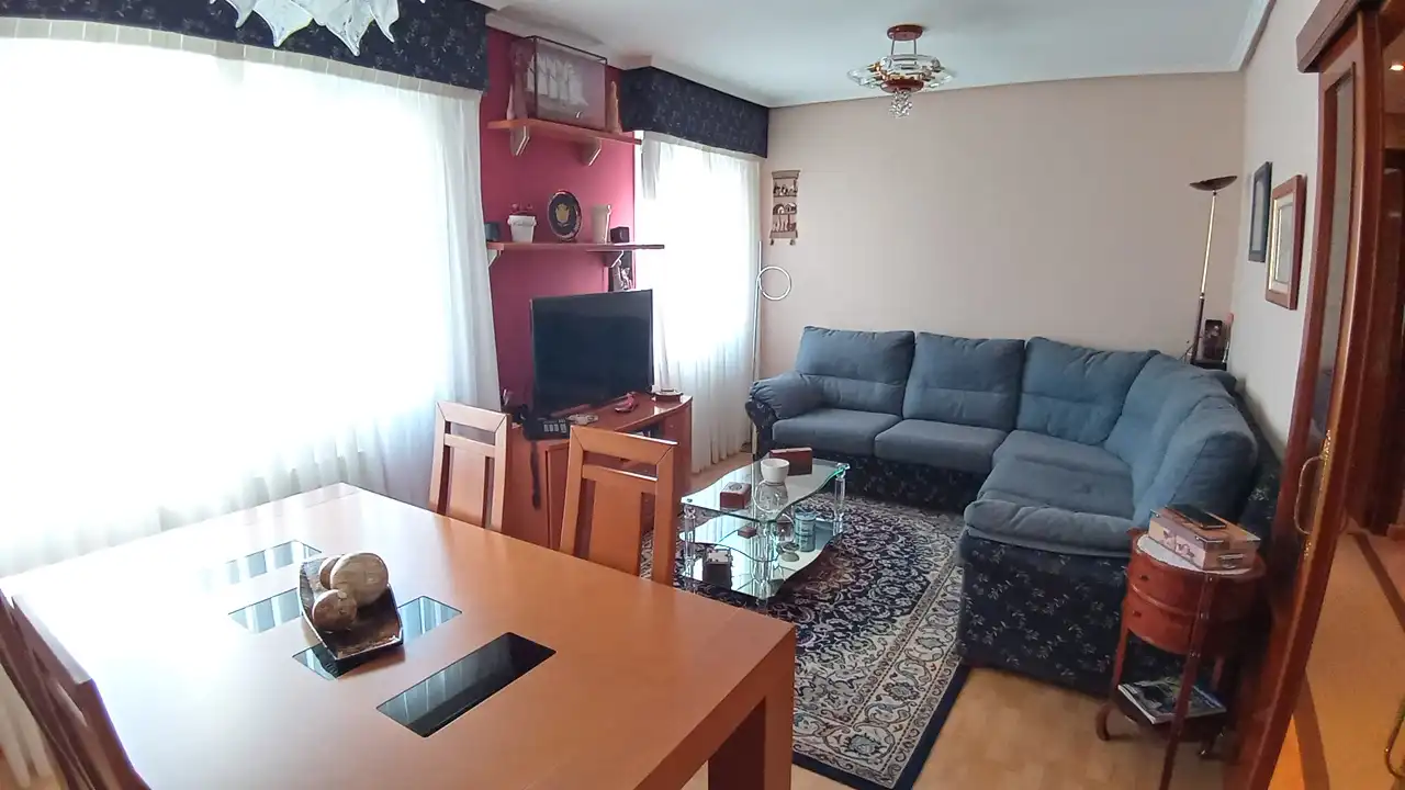 Sala de estar de Piso en venta en Portugalete con Calefacción, Jardín privado y Terraza