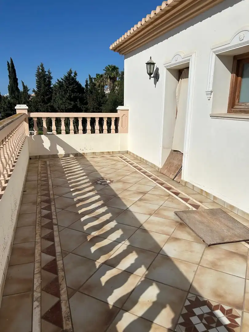 Terrace of Houses for sale in Calpe / Calp  with Air Conditioner, Private garden and Terrace