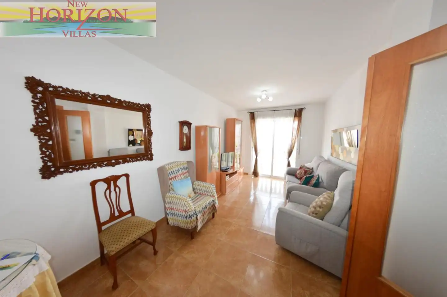 Living room of Flat for sale in Albox  with Air Conditioner, Terrace and Furnished