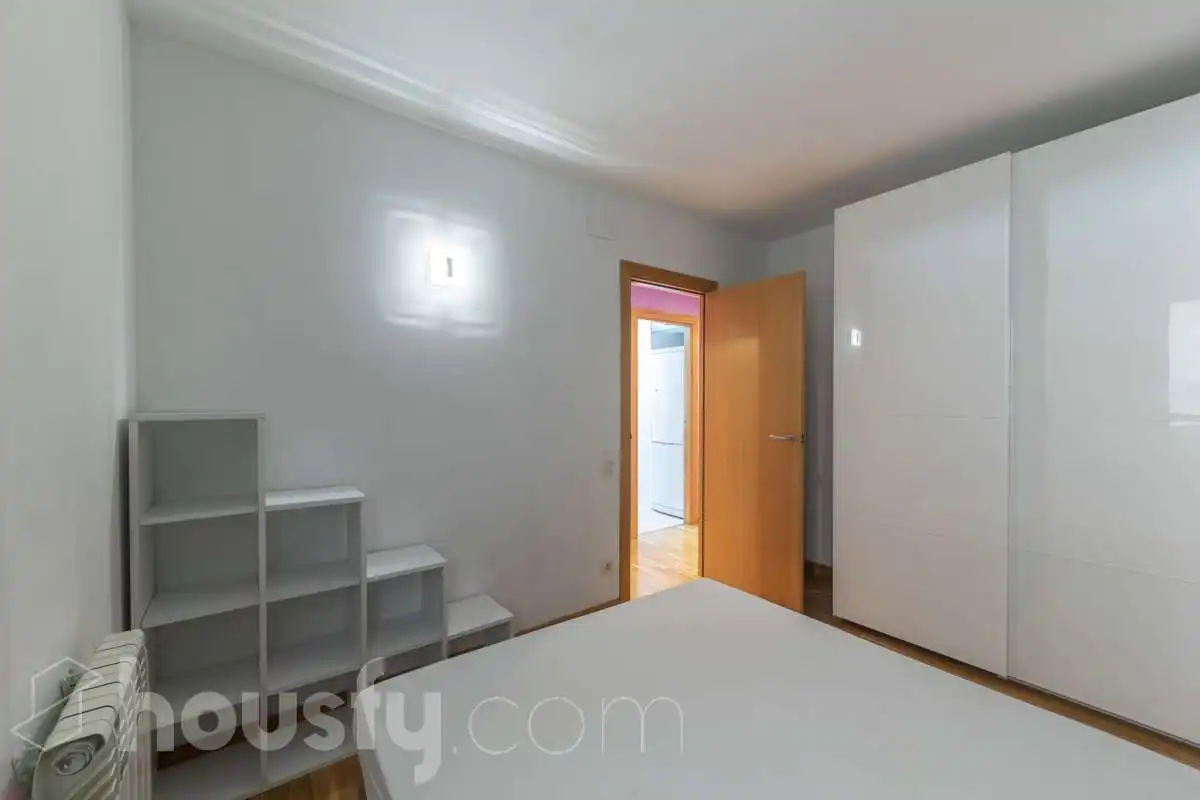 Bedroom of Flat for rent in Mataró  with Air Conditioner, Heating and Parquet flooring
