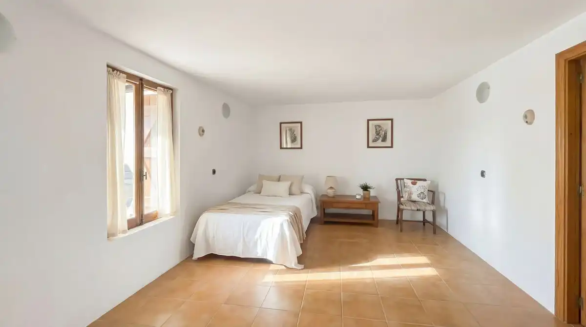 Habitación de Finca rústica en venta en Villanueva del Rosario con Aire acondicionado, Terraza y Trastero