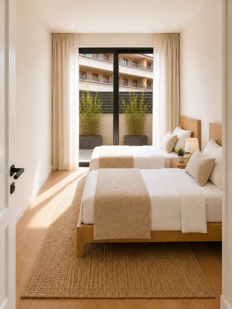 Habitación de Apartamento en venta en Sanxenxo con Aire acondicionado, Calefacción y Terraza