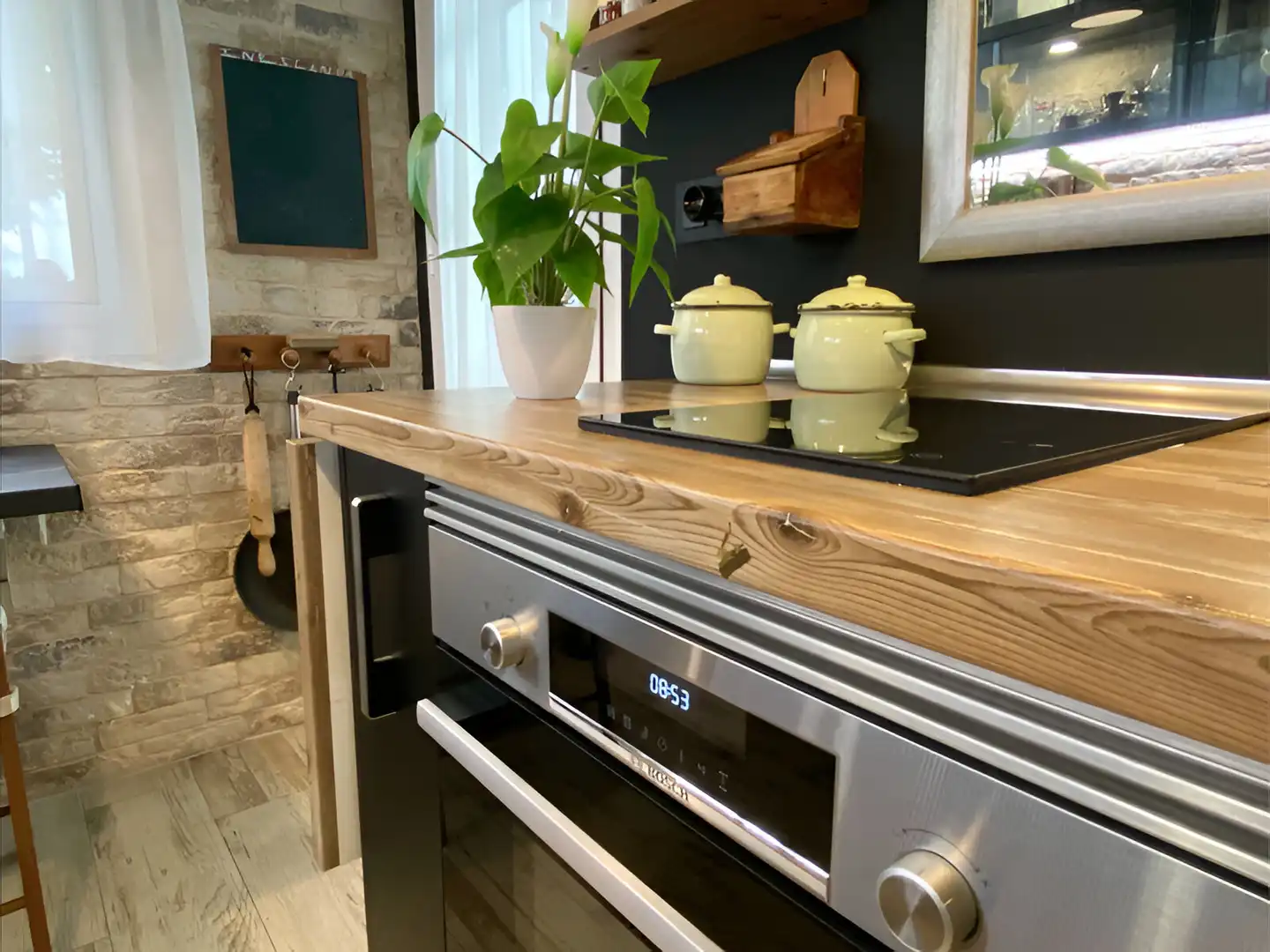 Cocina de Apartamento en venta en Marbella con Aire acondicionado, Terraza y Piscina