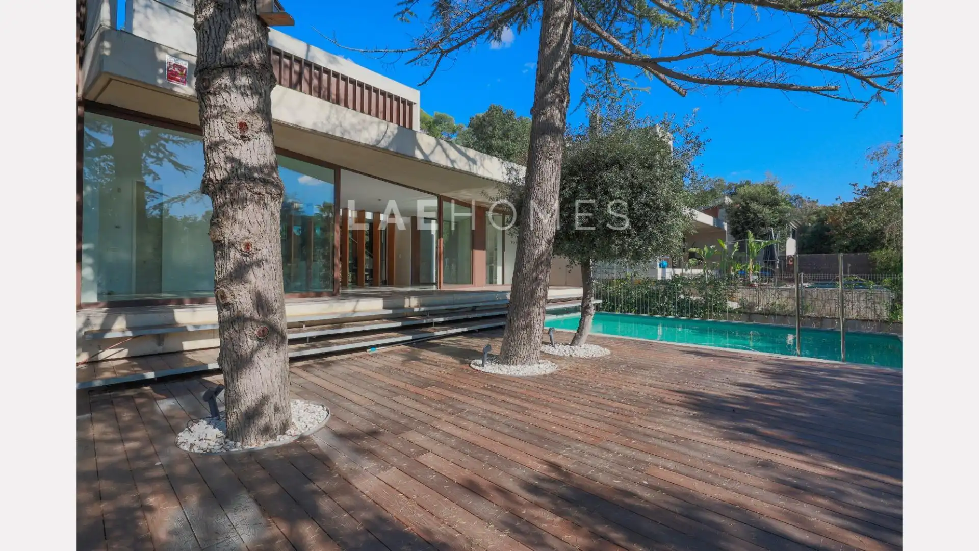 Terraza de Casa o chalet en venta en Sant Cugat del Vallès con Aire acondicionado, Calefacción y Jardín privado