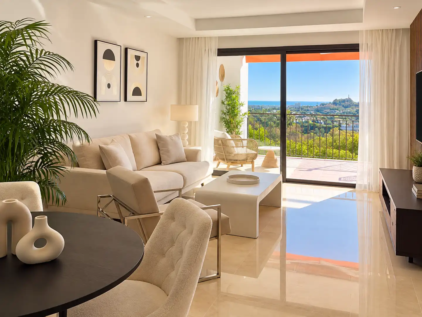 Sala de estar de Apartamento en venta en La Quinta