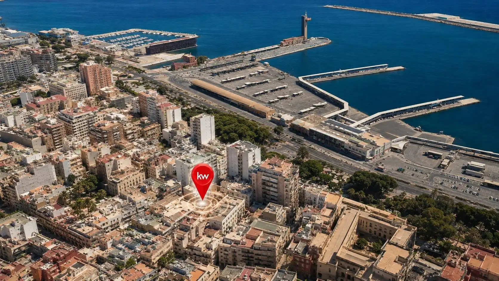 Vista exterior de Casa o xalet en venda en Almería amb Aire condicionat, Calefacció i Parquet