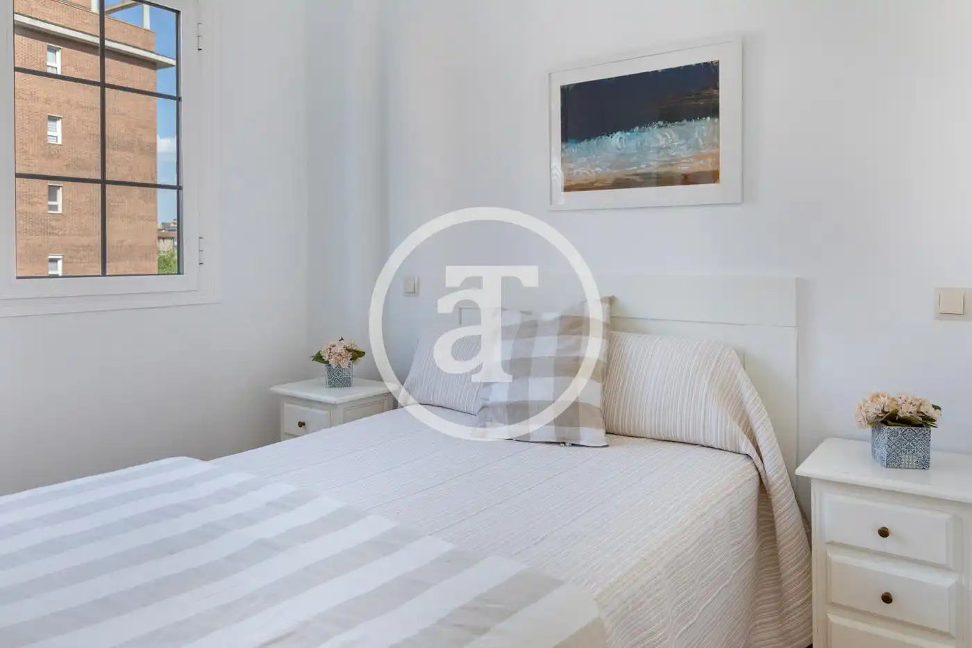 Bedroom of Flat for rent in Madrid  with Air Conditioner, Heating and Furnished