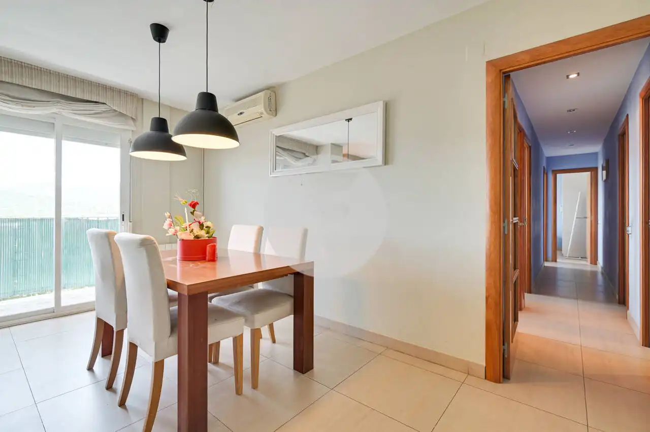 Dining room of Attic for sale in Mollet del Vallès  with Air Conditioner, Heating and Balcony