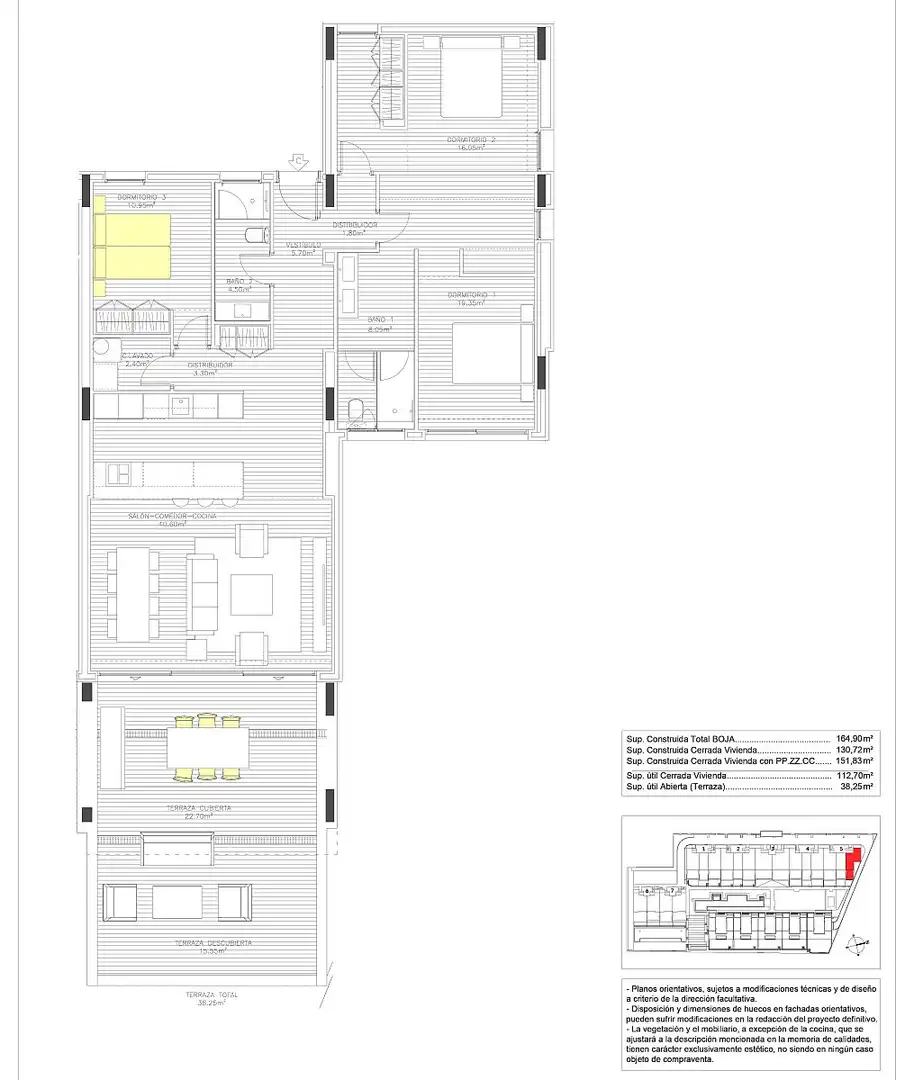 Appartement compact avec ascenseur à vendre à Alcorrín, imagen 16