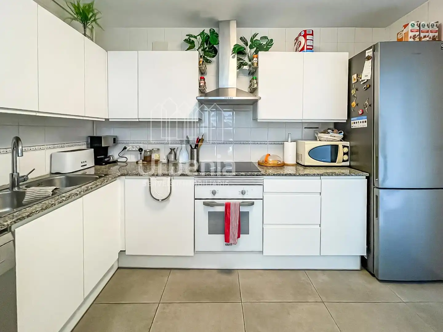 Cocina de Piso en venta en Sant Andreu de Llavaneres con Aire acondicionado, Calefacción y Jardín privado
