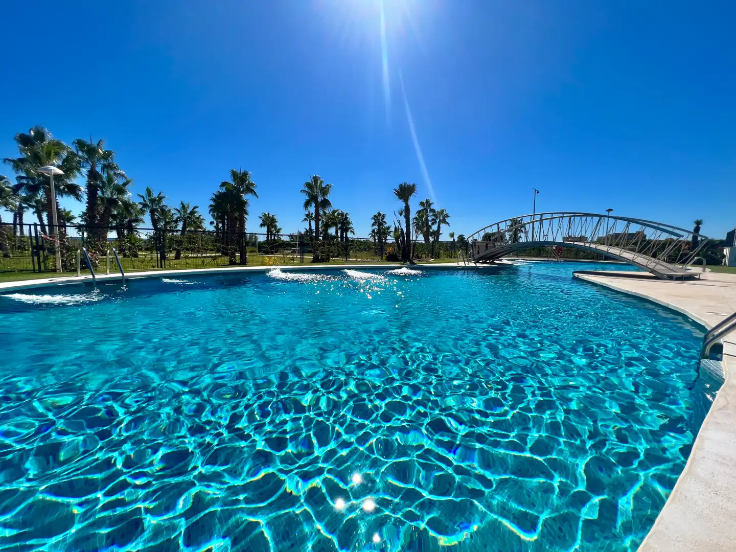 Swimming pool of Apartments for sale in Torre la Sal