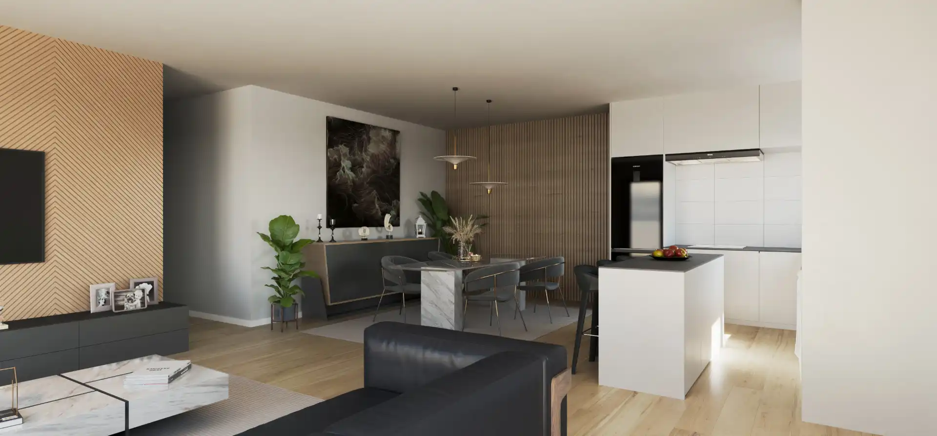 Sala de estar de Casa adosada en venta en El Espinar con Calefacción, Jardín privado y Terraza
