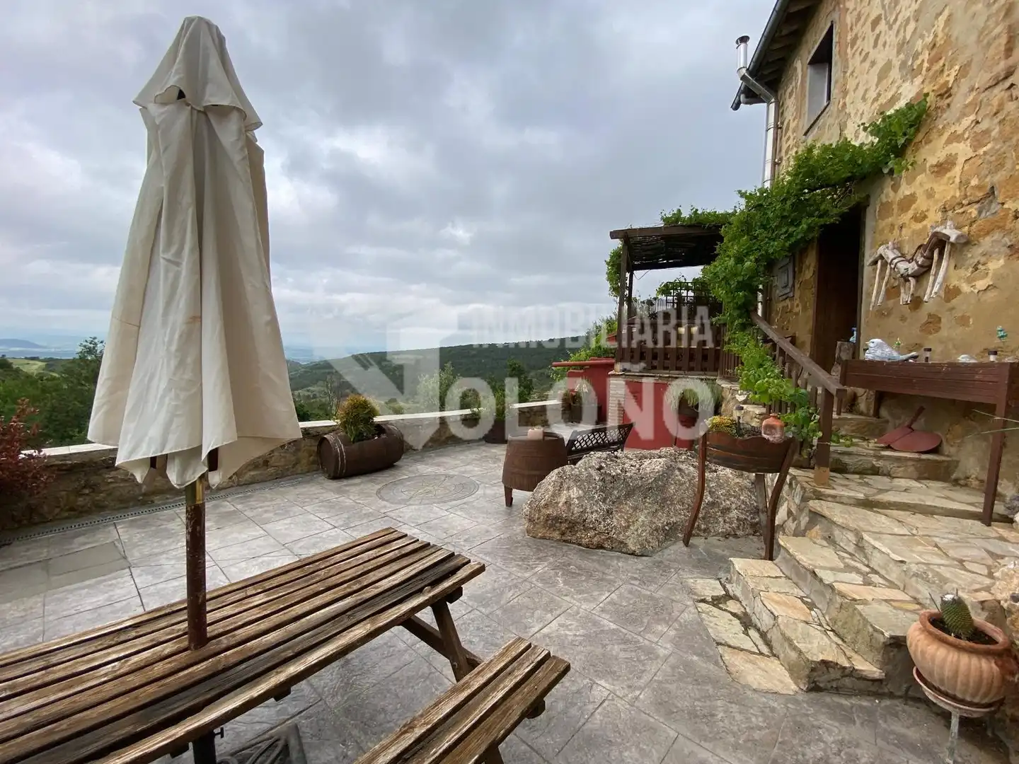 Terrasse von Country house zum Verkauf in San Vicente de la Sonsierra mit Heizung, Terrasse und Abstellraum