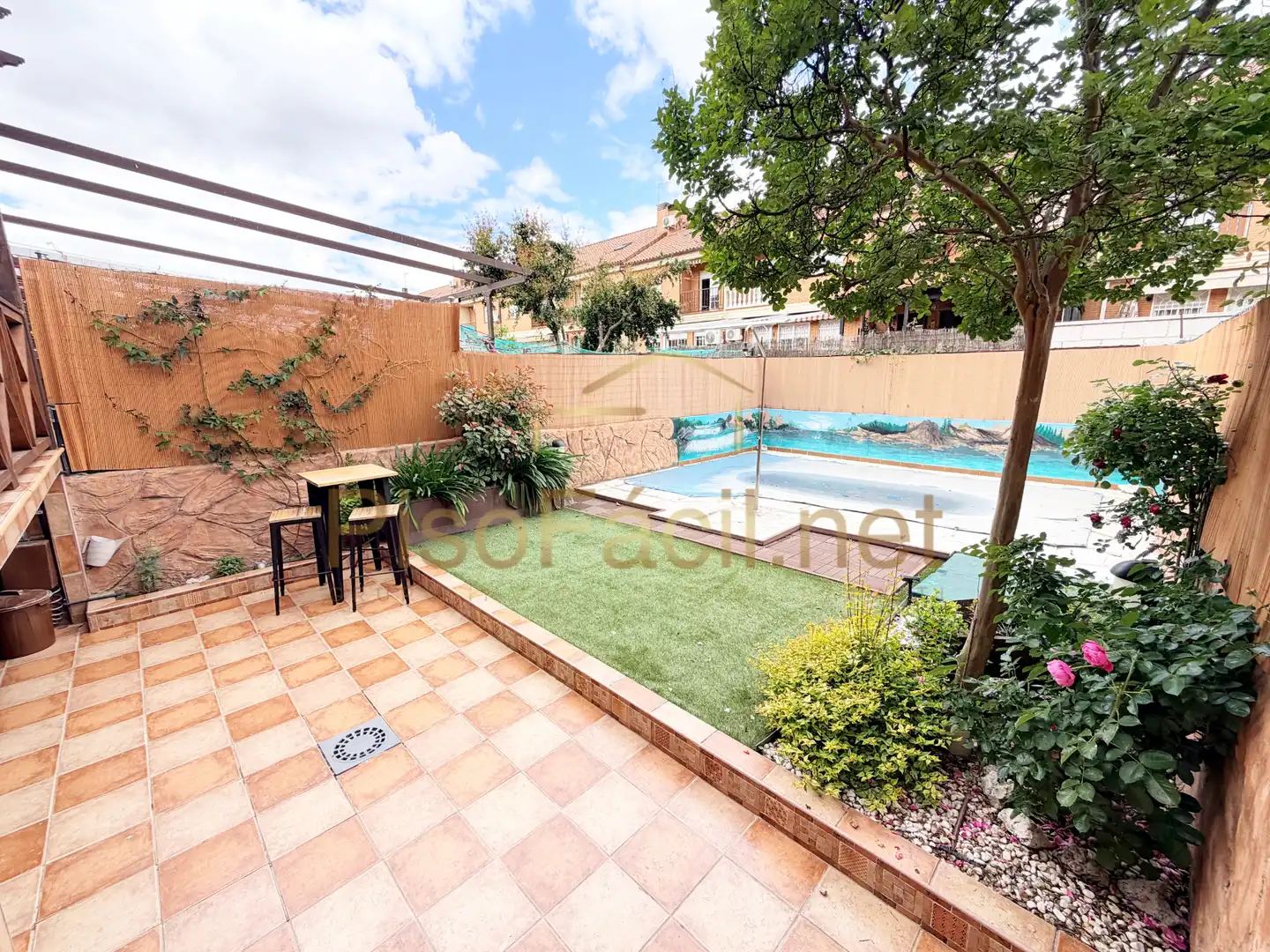 Piscina de Casa o xalet en venda en Parla amb Aire condicionat, Calefacció i Jardí privat