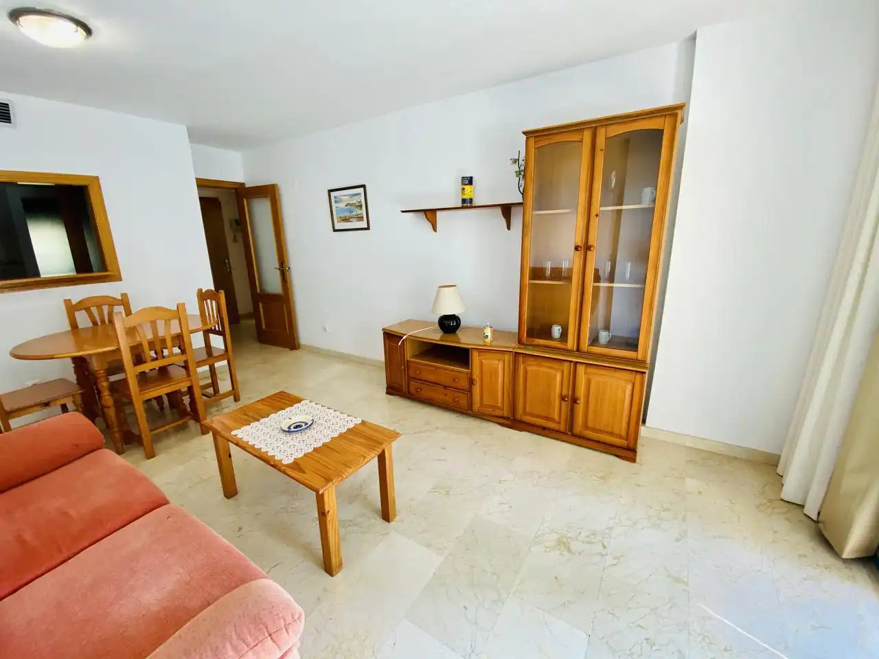 Wohnzimmer von Wohnung zur Miete in Villajoyosa / La Vila Joiosa mit Terrasse, Möbliert und Gemeinschaftspool