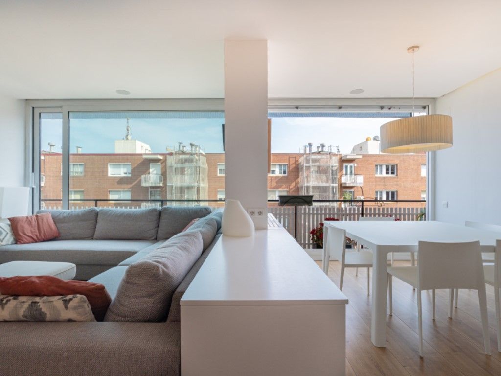 Sala d'estar de Apartament en venda en  Barcelona Capital amb Balcó