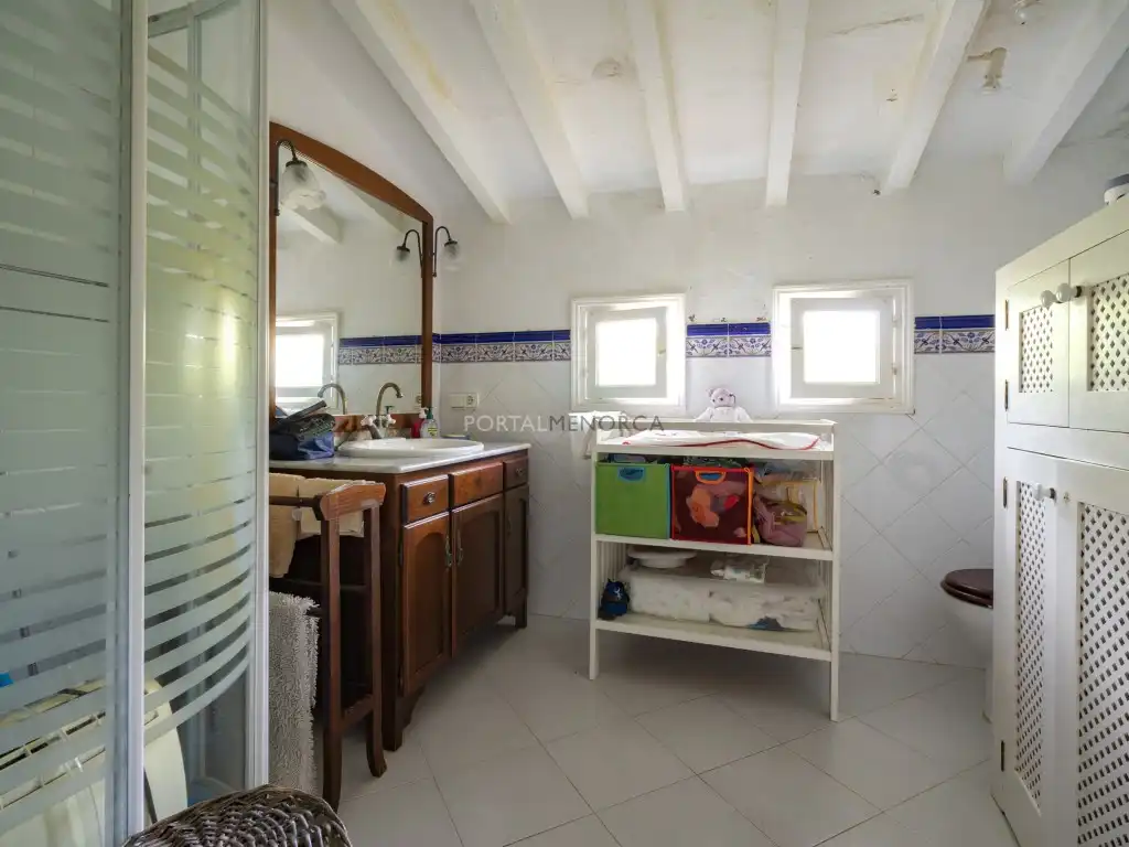 Baño de Finca rústica en venta en Es Castell