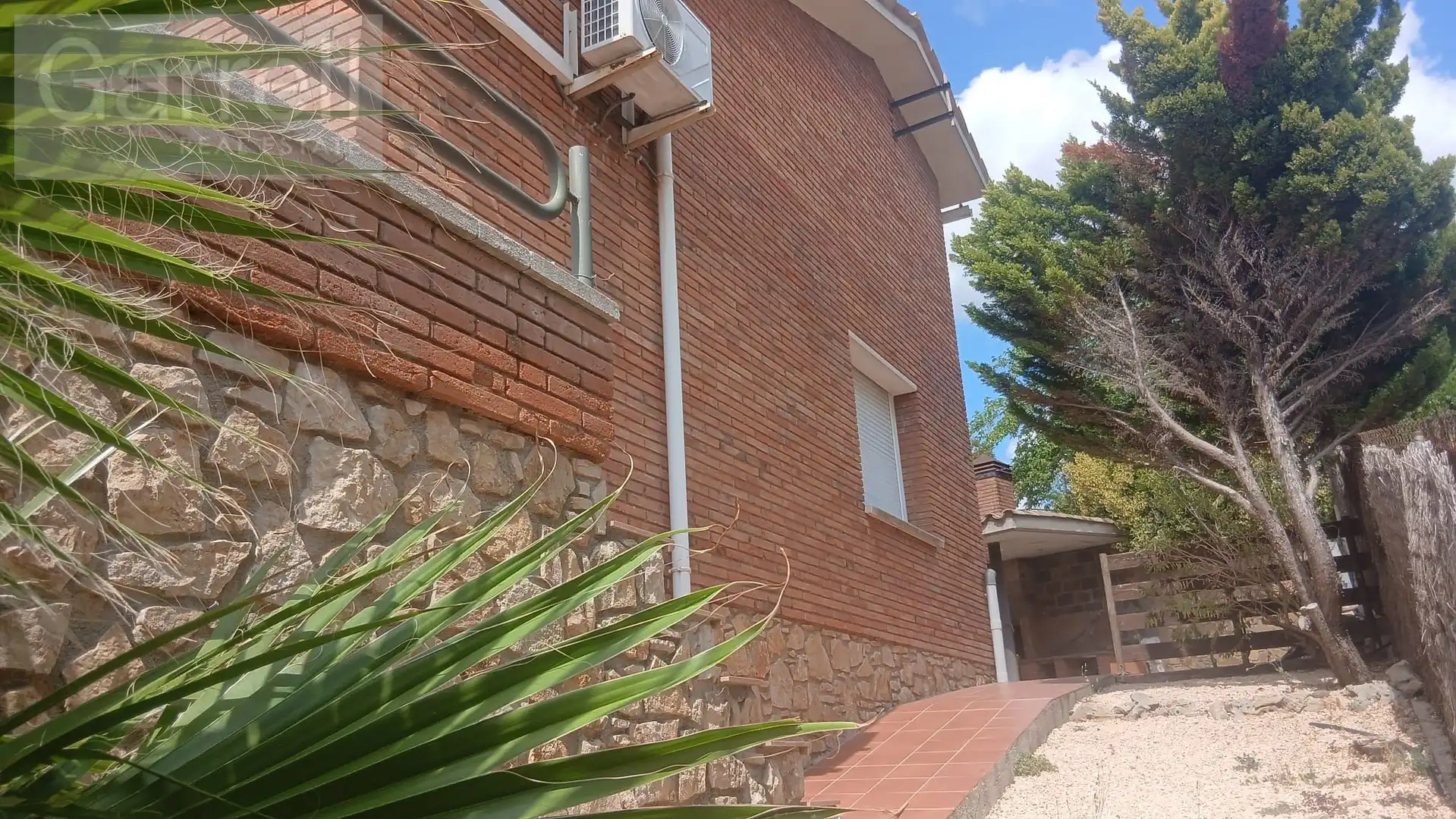 Vista exterior de Casa adosada en venta en Sant Pere de Vilamajor con Terraza y Piscina