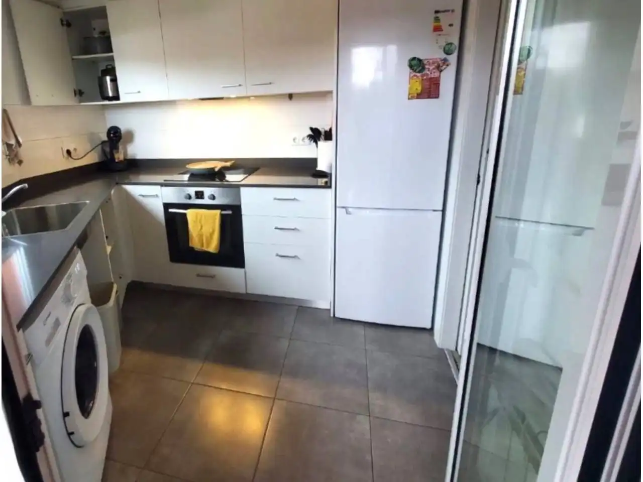 Kitchen of Flat for sale in Sant Pere de Torelló  with Heating, Parquet flooring and Balcony