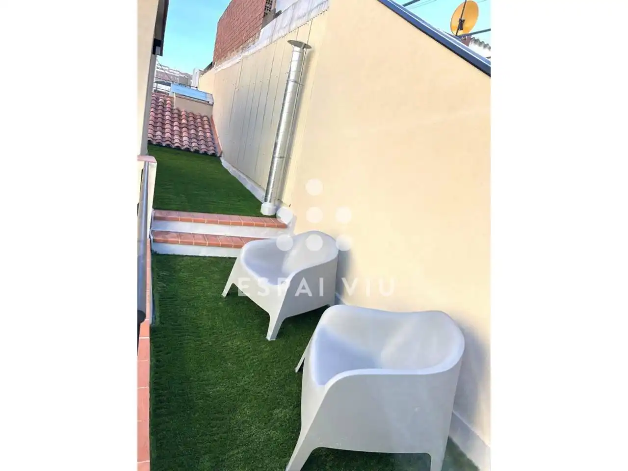 Terrasse von Haus oder Chalet zum Verkauf in Terrassa mit Klimaanlage, Heizung und Privatgarten