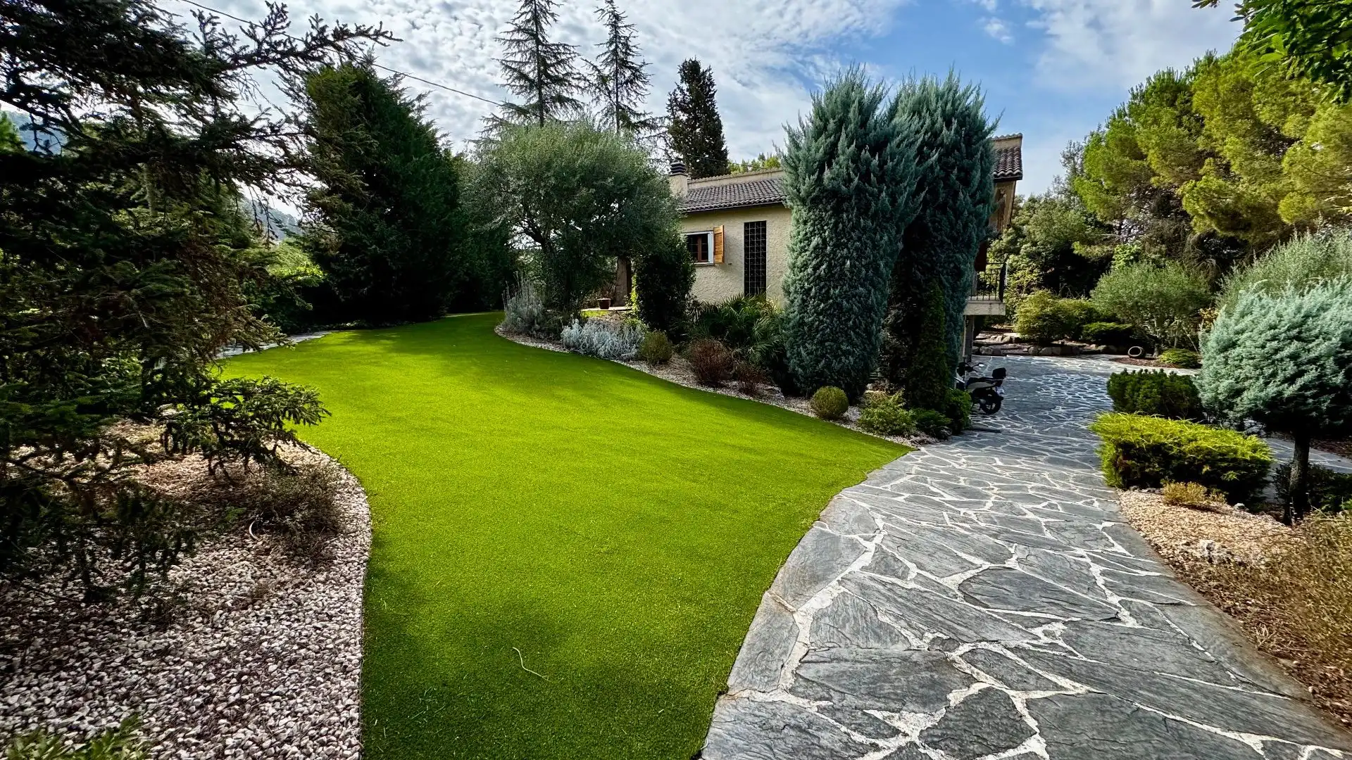 Jardín de Casa o chalet en venta en Vacarisses con Aire acondicionado, Calefacción y Jardín privado