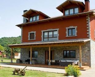 Exterior view of Country house for sale in Salas  with Private garden, Terrace and Swimming Pool