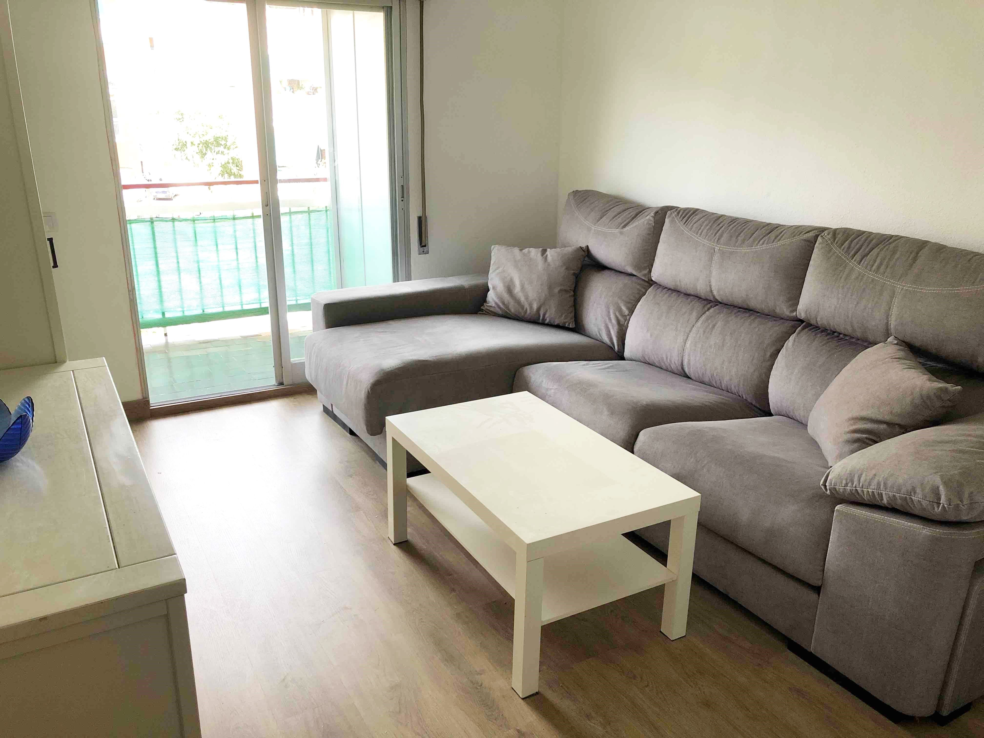 Sala de estar de Piso de alquiler en Leganés con Calefacción, Parquet y Terraza