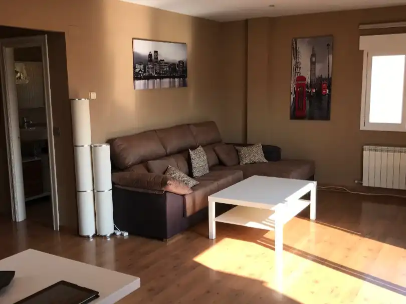 Sala d'estar de Àtic en venda en Churriana de la Vega amb Aire condicionat, Terrassa i Balcó