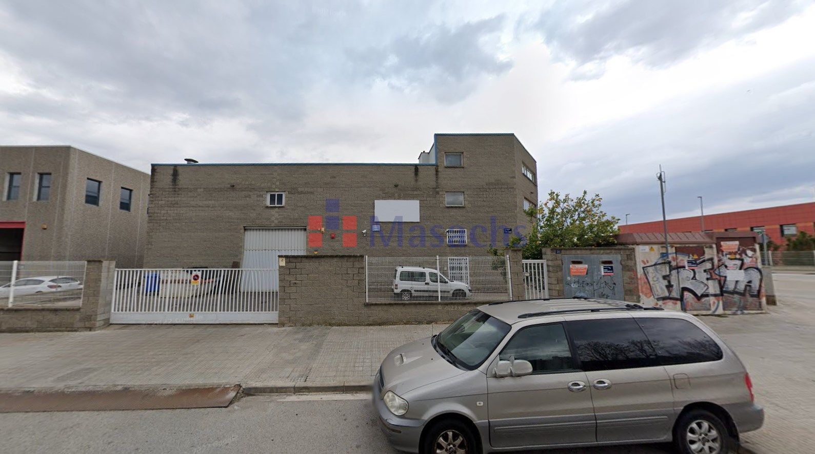 Exterior view of Industrial buildings for sale in Terrassa