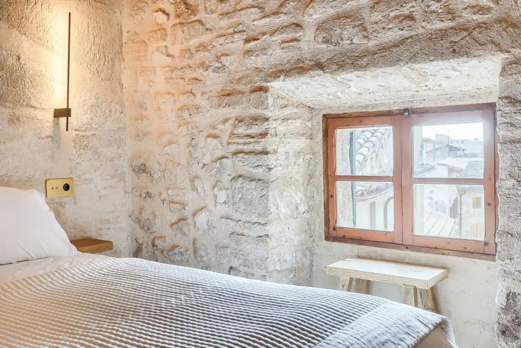 Dormitori de Casa adosada en venda en Pollença amb Aire condicionat, Terrassa i Moblat