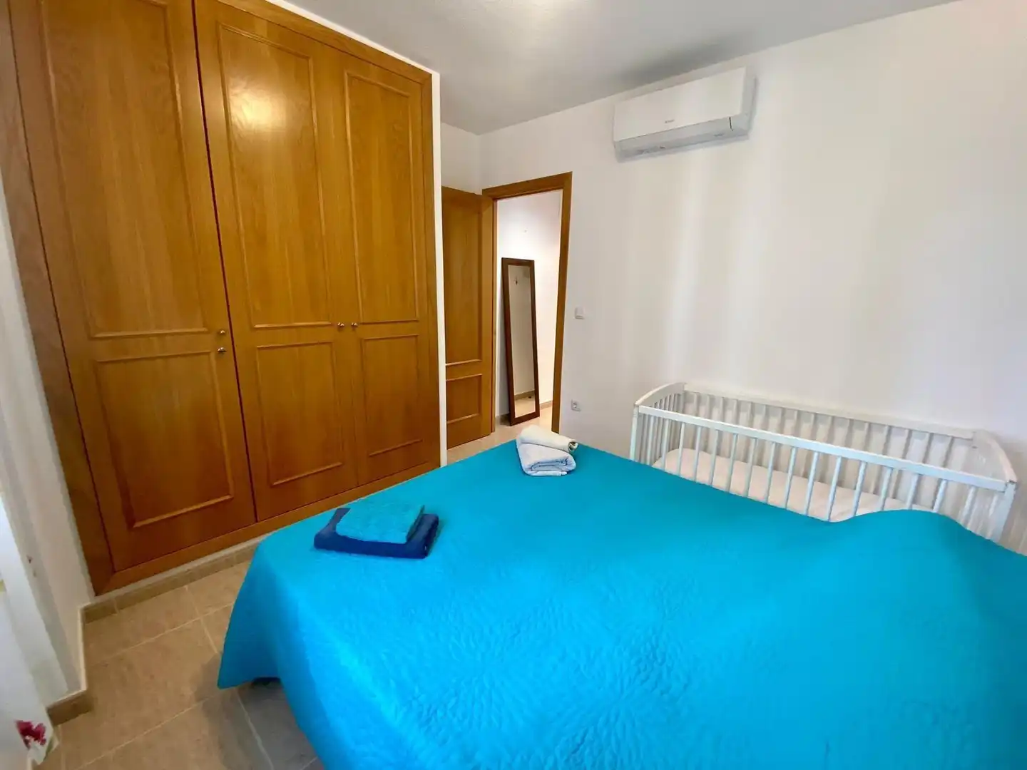 Dormitori de Apartament en venda en Calpe / Calp amb Terrassa i Piscina comunitària