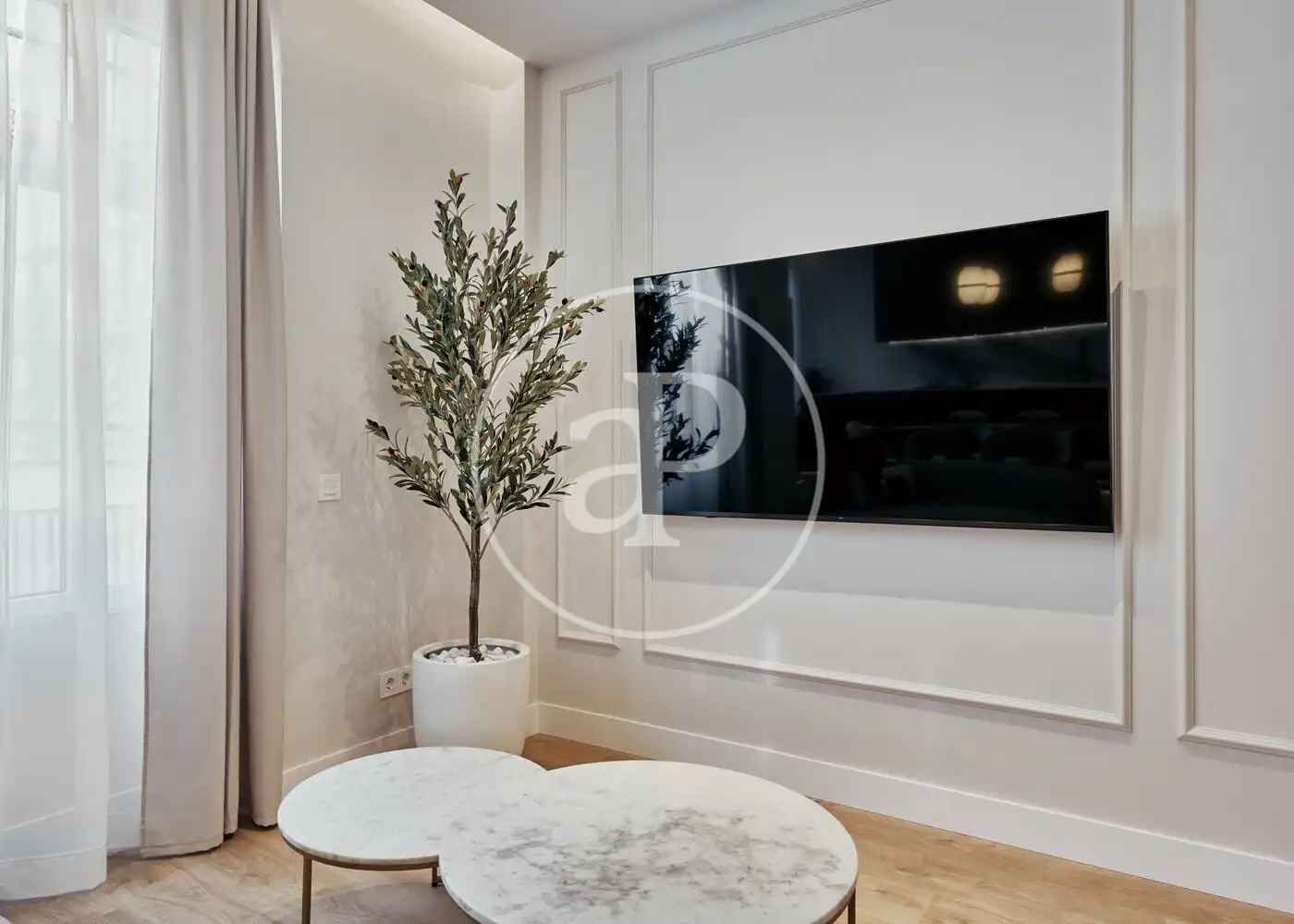 Wohnzimmer von Wohnung zum Verkauf in Madrid mit Klimaanlage, Heizung und Möbliert