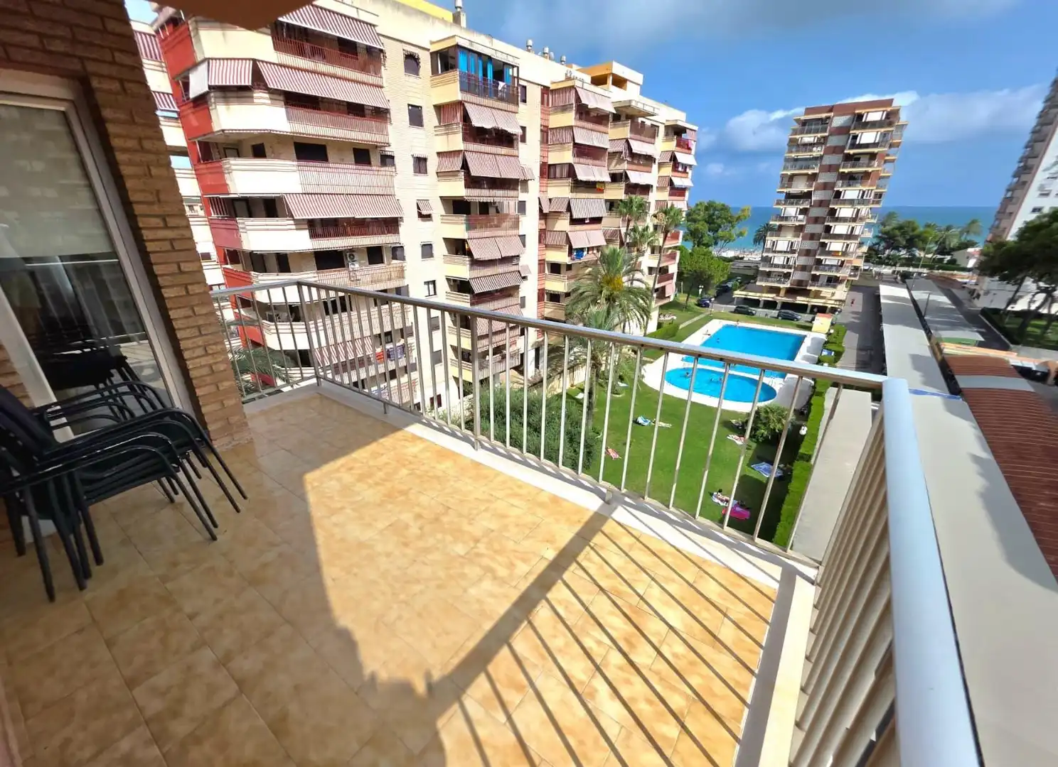 Balcony of Apartments for sale in Benicasim / Benicàssim  with Air Conditioner, Terrace and Storage room
