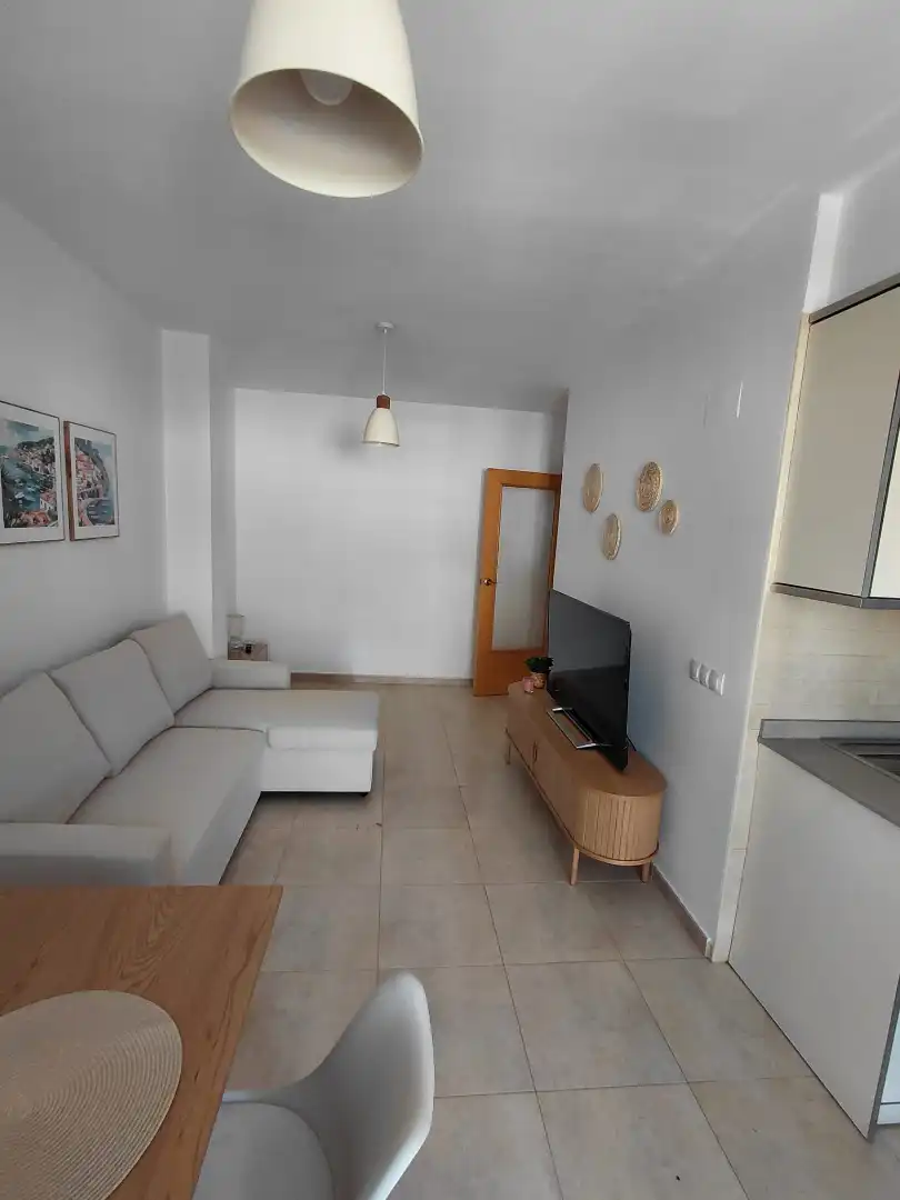 Living room of Flat for rent in Benicarló  with Terrace, Furnished and Oven
