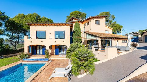 Villa Mediterránea con vistas al mar en Mas Mestre a 15 min de Sitges