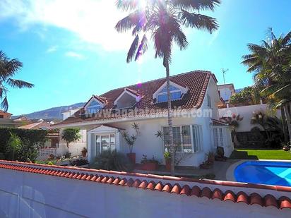 Exterior view of House or chalet for sale in La Orotava  with Air Conditioner, Terrace and Swimming Pool
