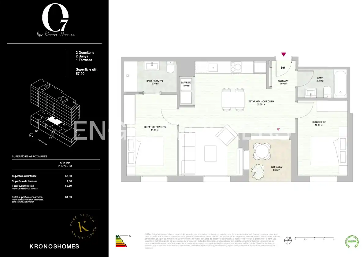 Flat with terrace for sale in Sants - Montjuïc, imagen 17