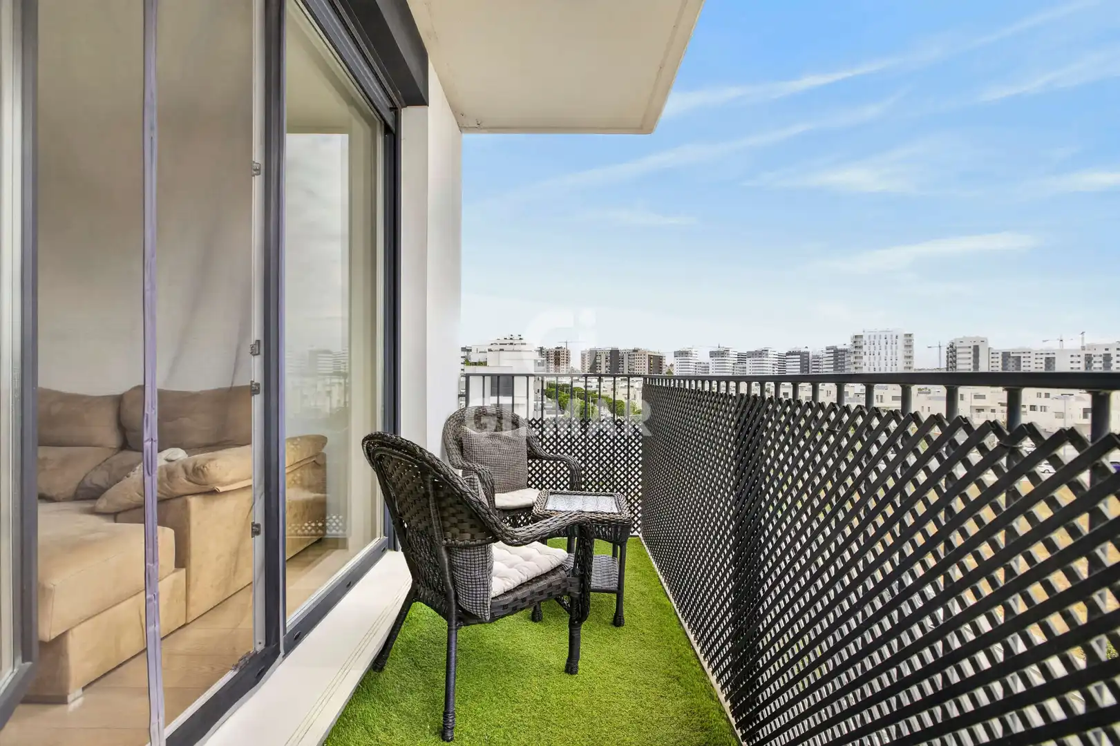 Balcony of Flat for sale in Dos Hermanas  with Heating, Storage room and Swimming Pool