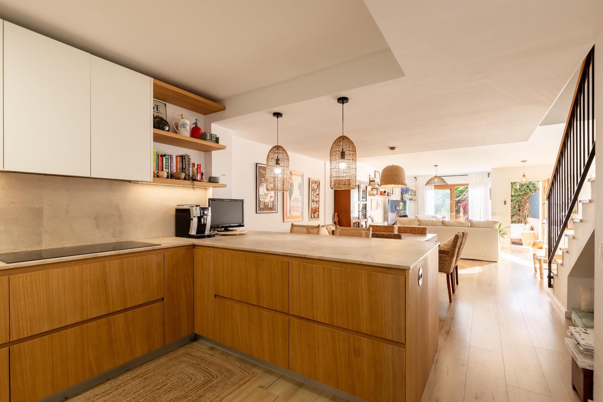 Kitchen of Single-family semi-detached for sale in Llucmajor  with Air Conditioner, Heating and Private garden