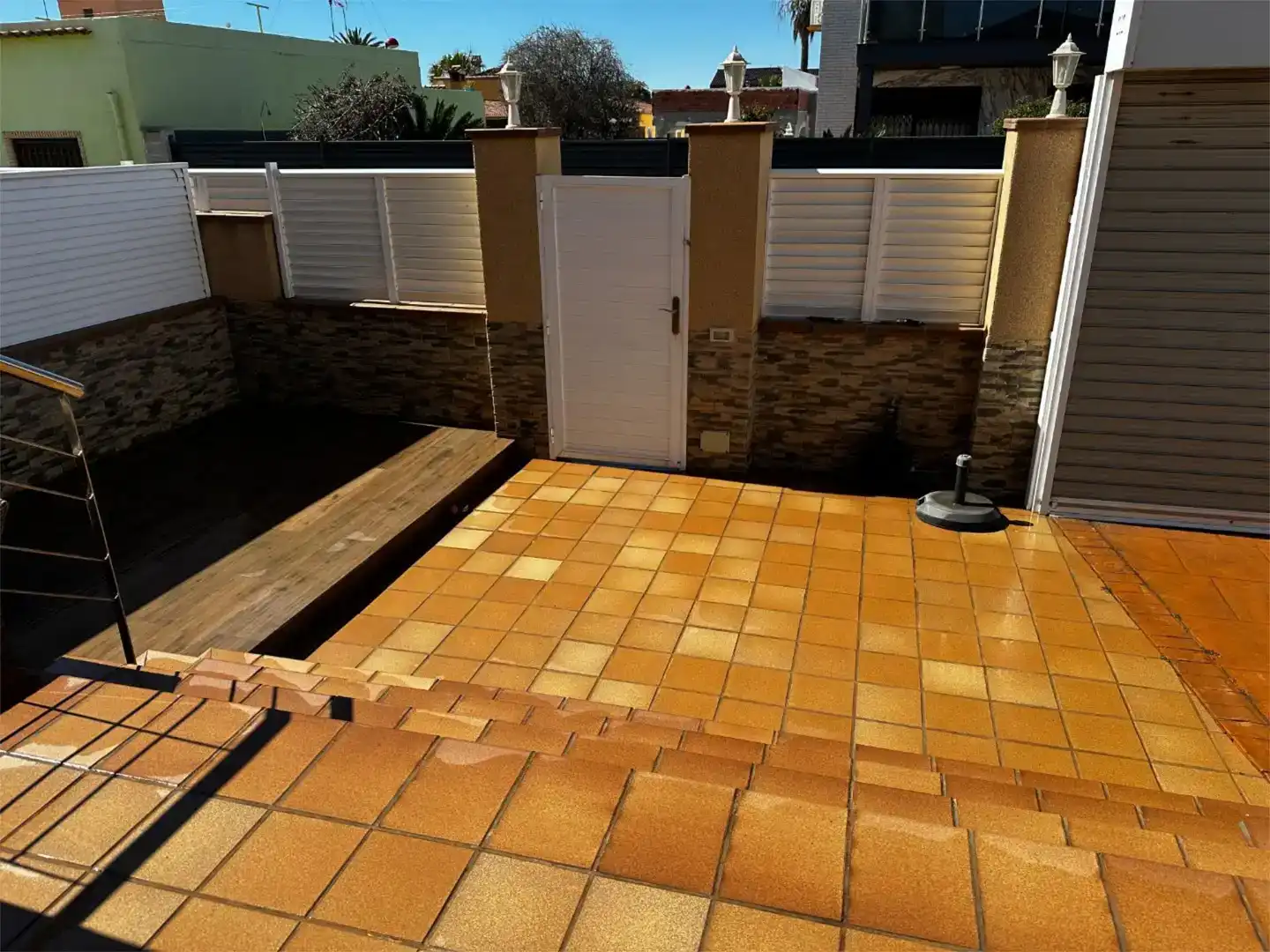 Terraza de Casa o chalet en venta en Burriana / Borriana con Aire acondicionado y Piscina