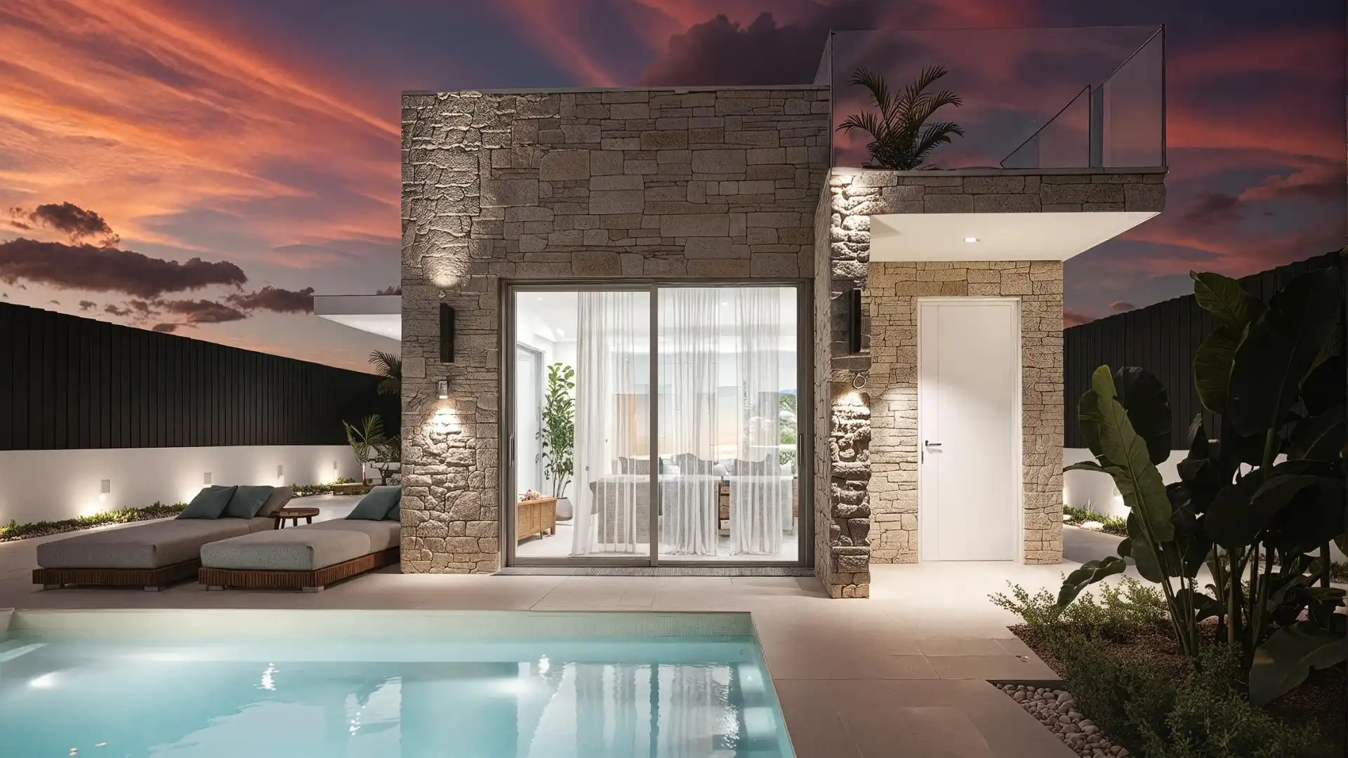 Villa con piscina in vendita a Las Lomas de Rame - Bahía Bella, imagen 13