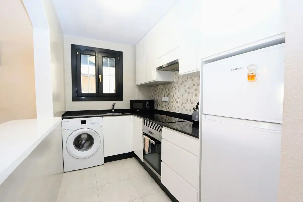 Cocina de Apartamento en venta en Los Alcázares con Aire acondicionado y Terraza