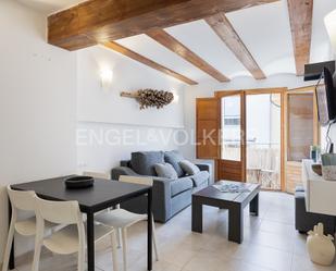 Living room of Apartment to rent in  Valencia Capital  with Air Conditioner, Terrace and Furnished