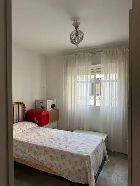 Bedroom of Flat for sale in Málaga
