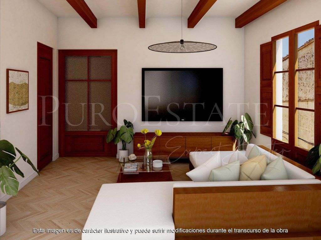 Living room of Planta baja for sale in Montuïri  with Terrace and Balcony