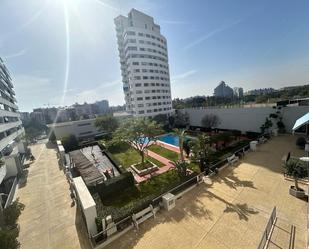 Piscina de Pis de lloguer en  Valencia Capital amb Aire condicionat i Terrassa