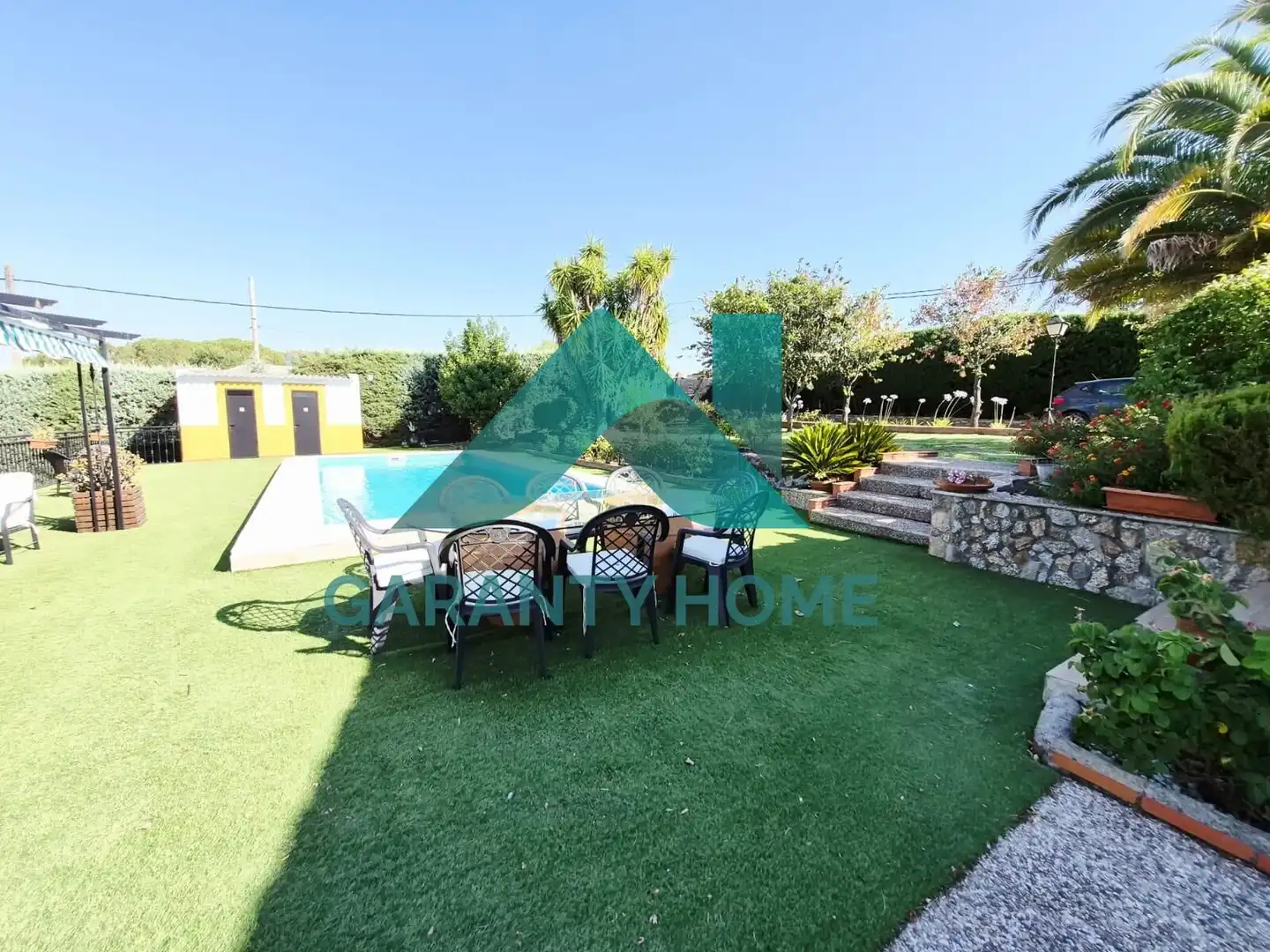 Garden of Houses for sale in Casar de Cáceres  with Air Conditioner, Private garden and Terrace