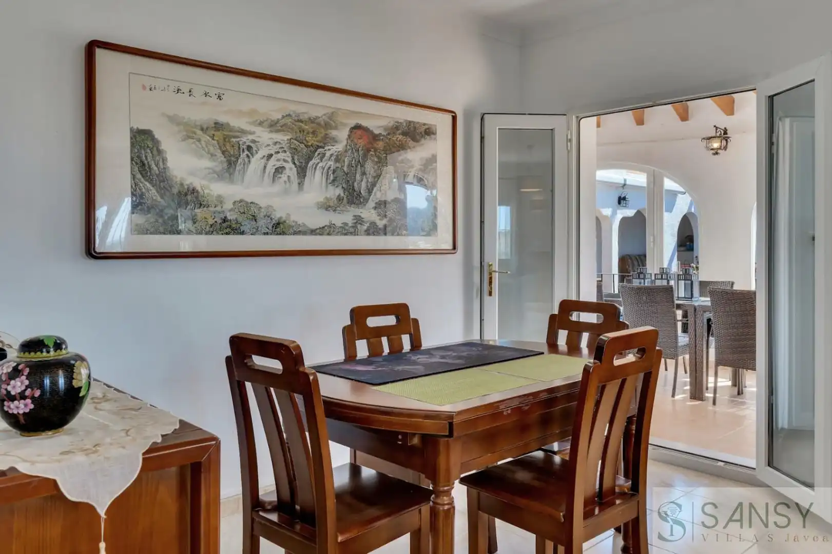 Dining room of Houses for sale in Jávea / Xàbia  with Air Conditioner, Terrace and Storage room